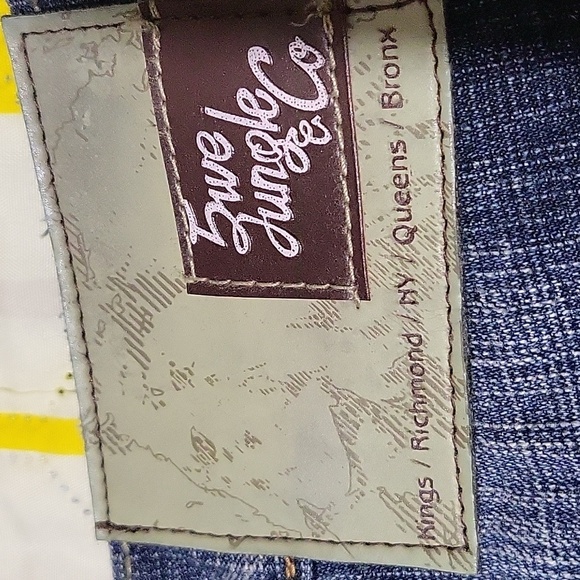 5ive Jungle & Co Dark Blue Denim Shorts Mens Size 38 - Picture 8 of 9